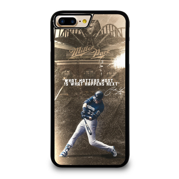 CHRISTIAN YELICH MILWAUKEE BREWERS QUOTE iPhone 7 / 8 Plus Case Cover