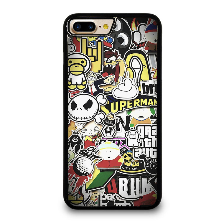 BAPE STICKER BOMB iPhone 7 / 8 Plus Case Cover