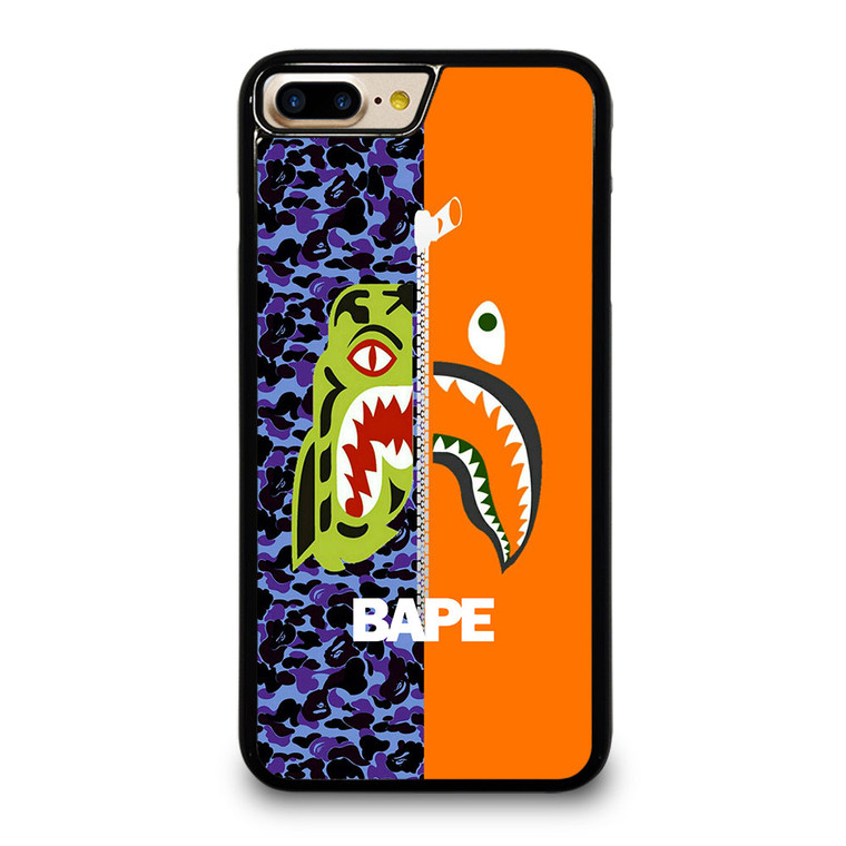 BAPE CAMO SHARK ZIPPER iPhone 7 / 8 Plus Case Cover