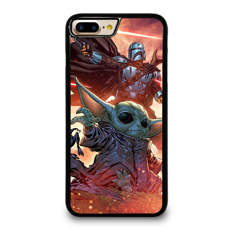 BABY YODA AND THE MANDALORIAN 2 iPhone 7 / 8 Plus Case Cover