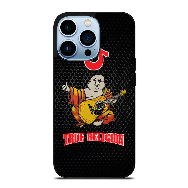 BIG BUDDHA TRUE RELIGION METAL LOGO iPhone 13 Pro Max Case Cover