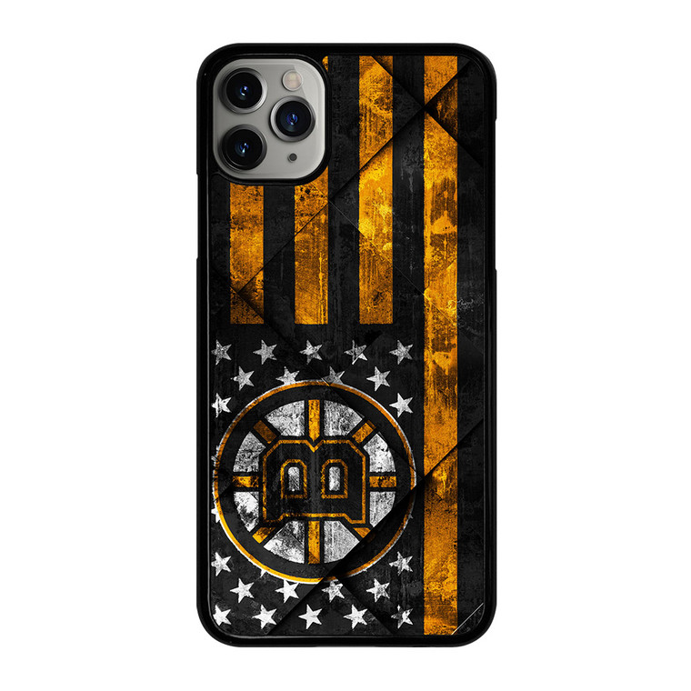 BOSTON BRUINS BLACK AND GOLD iPhone 11 Pro Max Case Cover