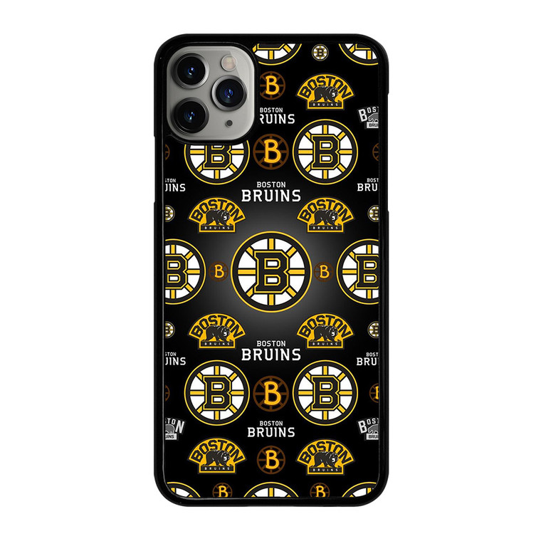 BOSTON BRUINS LOGO COLLAGE iPhone 11 Pro Max Case Cover