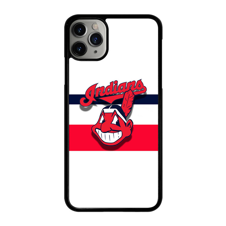 CLEVELAND INDIANS STRIPE LOGO iPhone 11 Pro Max Case Cover