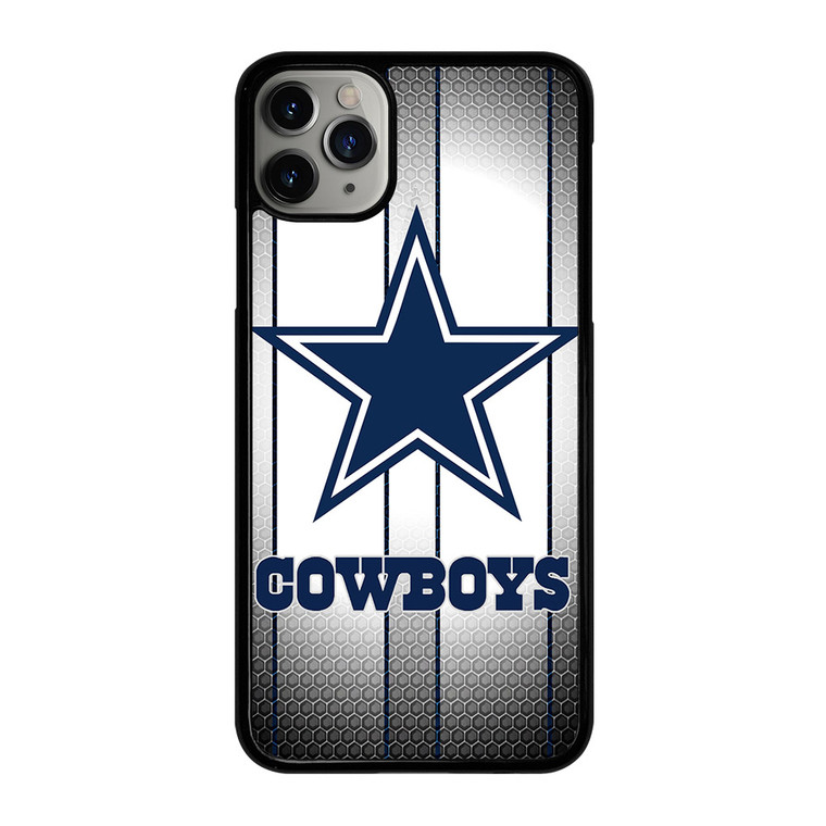 DALLAS COWBOYS SILVER METAL iPhone 11 Pro Max Case Cover