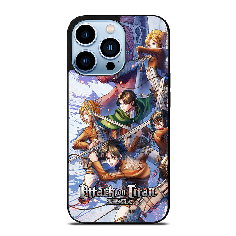ATTACK ON TITAN CHARACTER 2 iPhone 13 Pro Max Case Cover