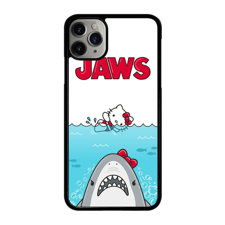 JAWS SHARK HELLO KITTY iPhone 11 Pro Max Case Cover