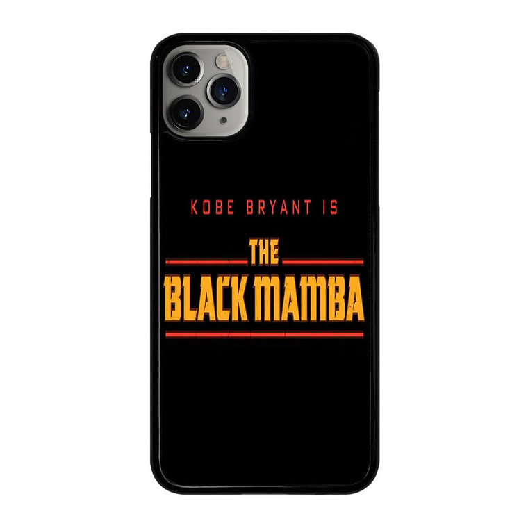 KOBE BRYANT THE BLACK MAMBA 2 iPhone 11 Pro Max Case Cover