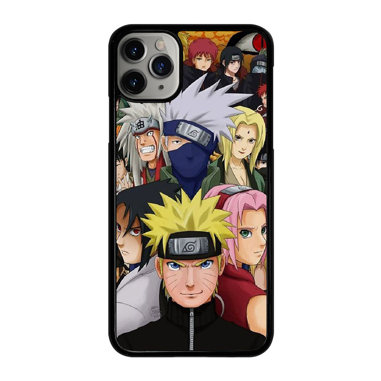 NARUTO ALL CHARACTERS ANIME 2 iPhone 11 Pro Max Case Cover