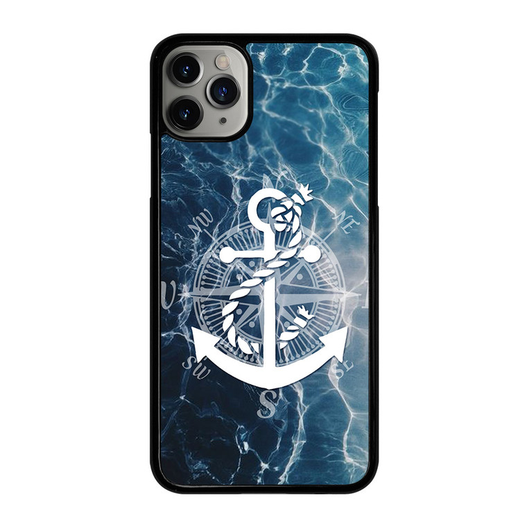 NAUTICAL ANCHOR LOGO iPhone 11 Pro Max Case Cover