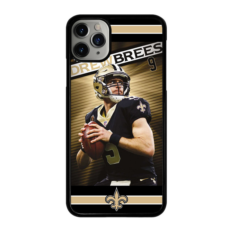 NEW ORLEANS SAINTS DREW BREES 9 iPhone 11 Pro Max Case Cover