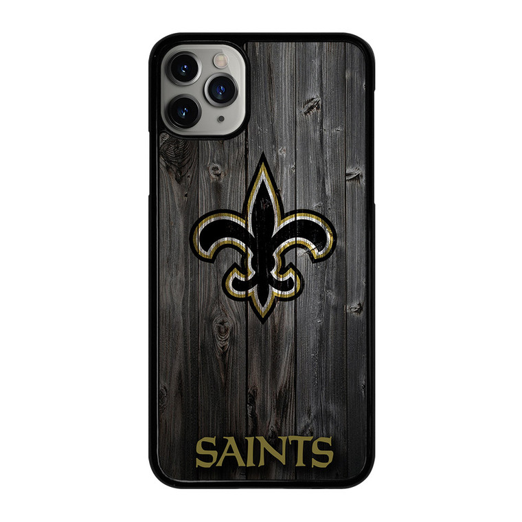 NEW ORLEANS SAINTS WOODEN iPhone 11 Pro Max Case Cover