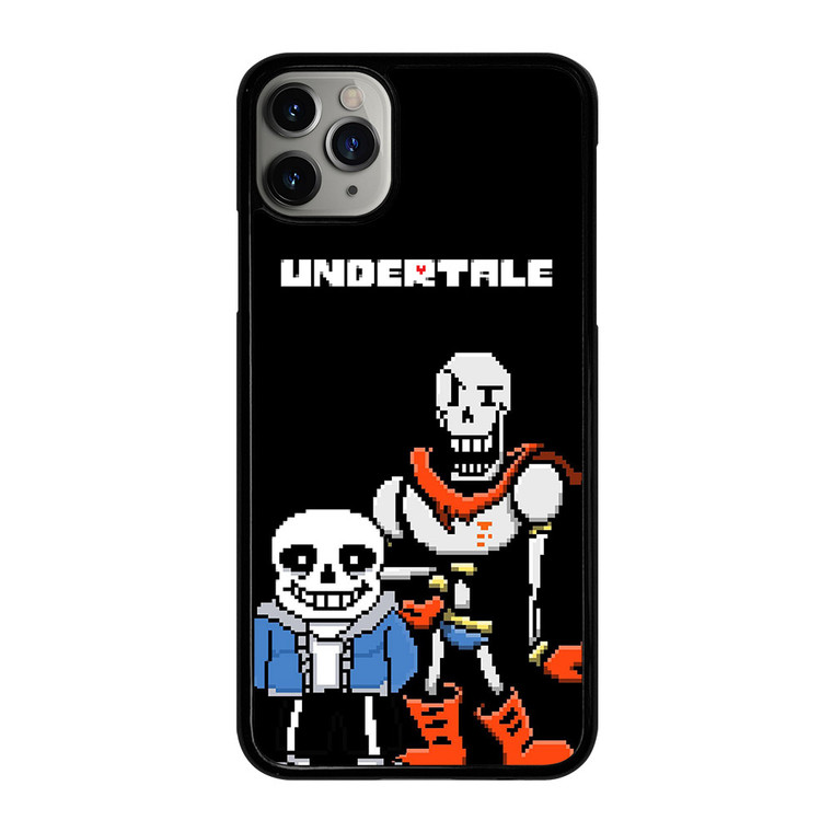 PAPYRUS AND SANS UNDERTALE 8BIT iPhone 11 Pro Max Case Cover
