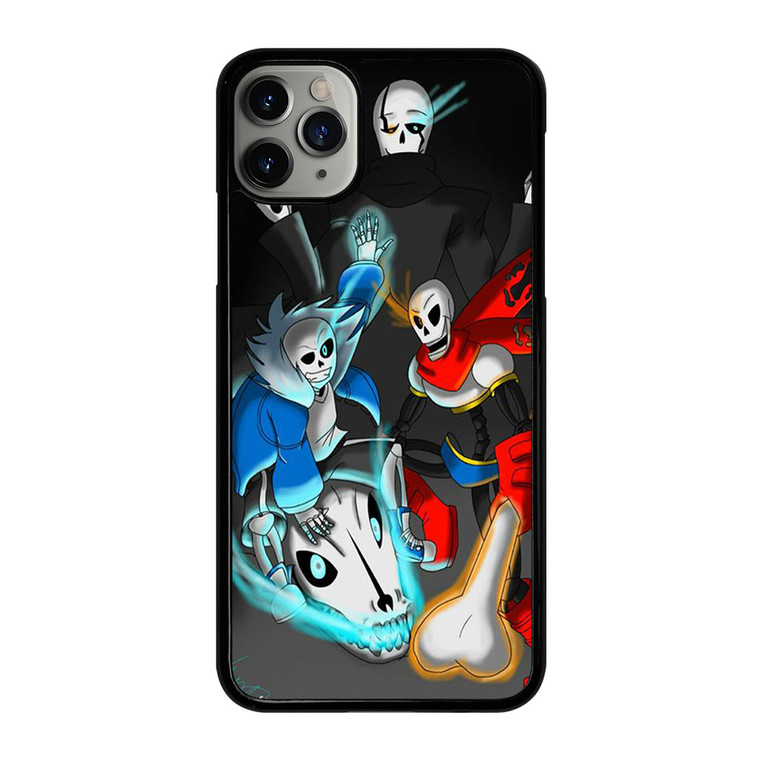 PAPYRUS AND SANS UNDERTALE CARTOON iPhone 11 Pro Max Case Cover