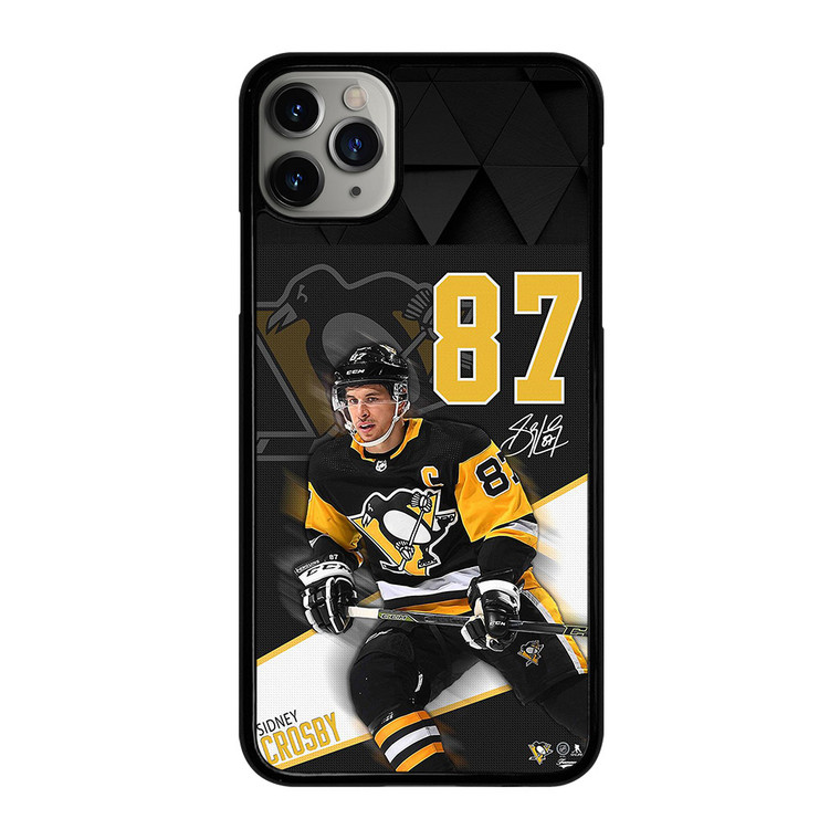 PITTSBURGH PENGUINS SIDNEY CROSBY 87 iPhone 11 Pro Max Case Cover