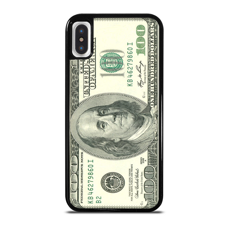 $100 DOLLAR BILL MONEY iPhone X / XS Case Cover