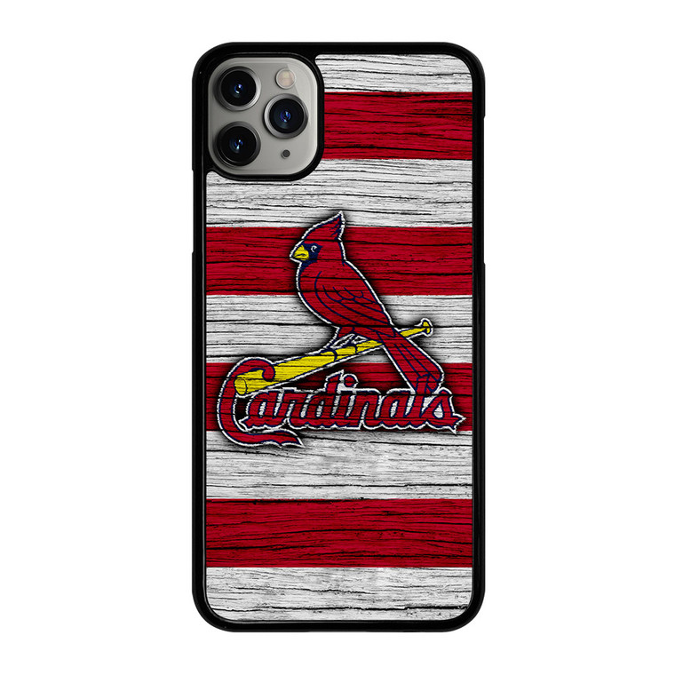 ST LOUIS CARDINALS WOODEN iPhone 11 Pro Max Case Cover