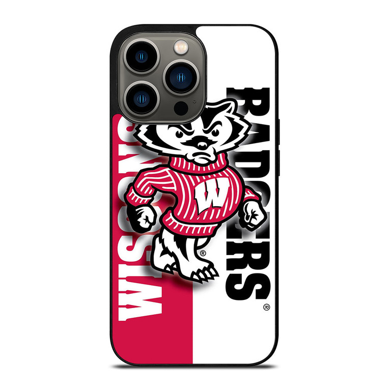 WISCONSIN BADGERS LOGO NEW iPhone 13 Pro Case Cover