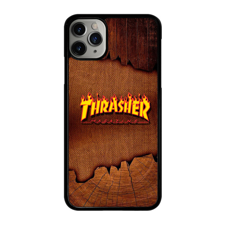 THRASER MAGAZINE WOODEN iPhone 11 Pro Max Case Cover THRASER MAGAZINE WOODEN iPhone 11 Pro Max Case Cover