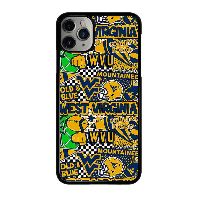 WEST VIRGINIA MOUNTAINEERS COLLAGE iPhone 11 Pro Max Case Cover