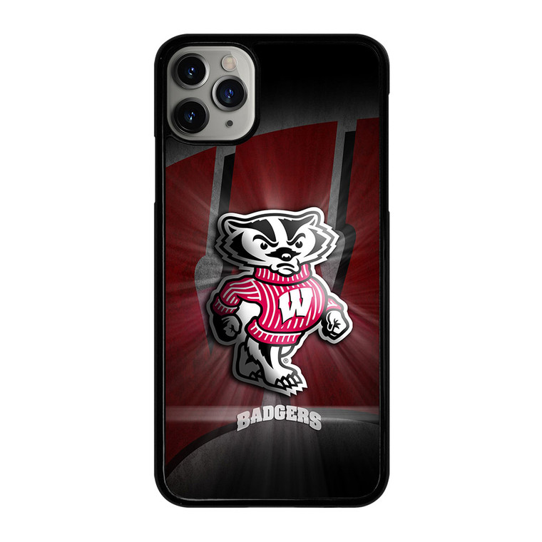 WISCONSIN BADGERS 2 iPhone 11 Pro Max Case Cover WISCONSIN BADGERS 2 iPhone 11 Pro Max Case Cover