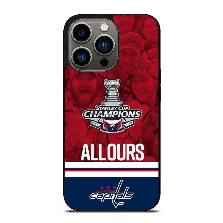 WASHINGTON CAPITALS CHAMPION iPhone 13 Pro Case Cover