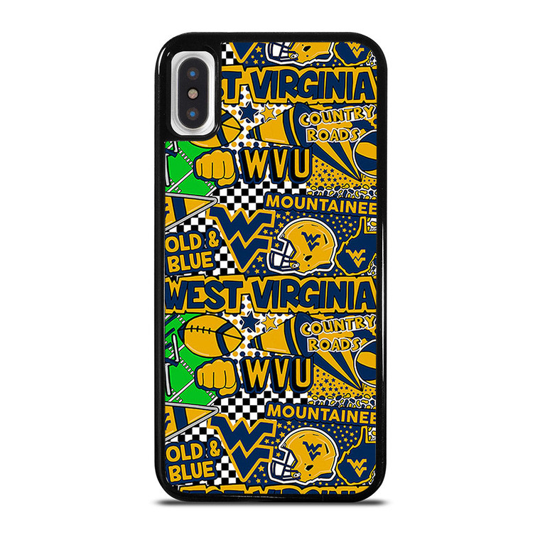 WEST VIRGINIA MOUNTAINEERS COLLAGE iPhone X / XS Case Cover