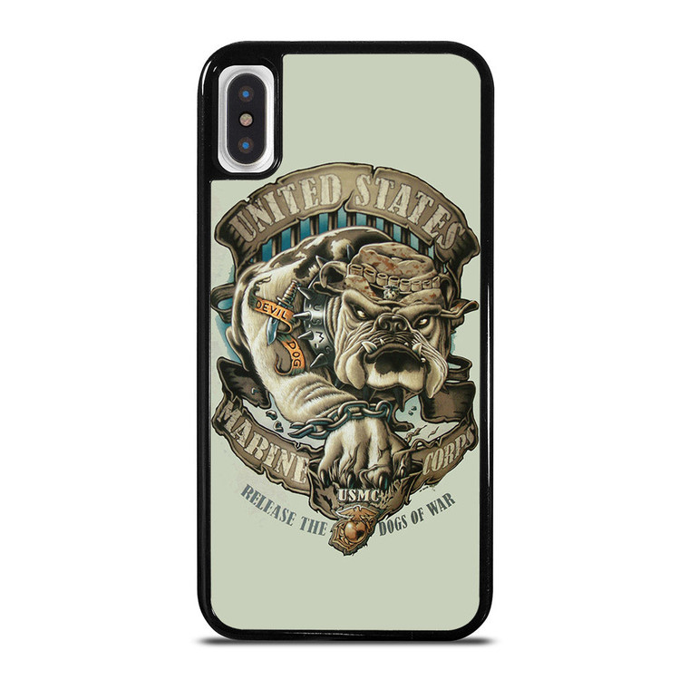 USMC MARINE WAR DOGS iPhone X / XS Case Cover