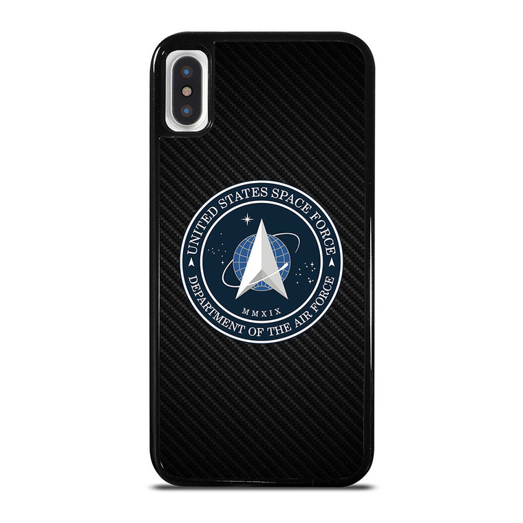UNITED STATES SPACE CORPS USSC CARBON LOGO iPhone X / XS Case Cover