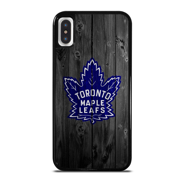 TORONTO MAPLE LEAFS WOODEN iPhone X / XS Case Cover