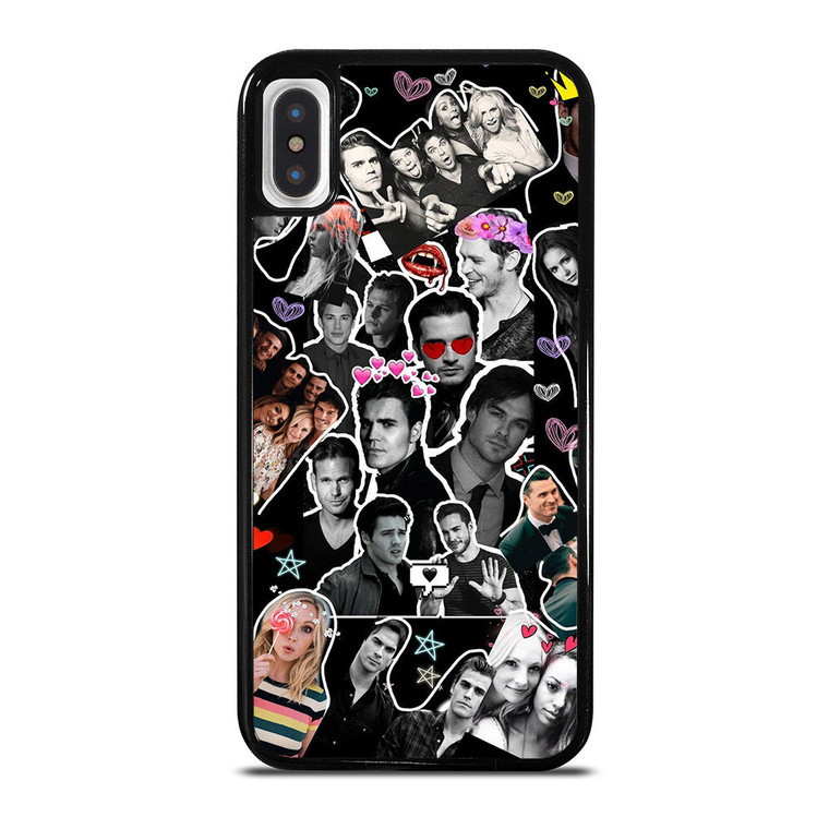 THE VAMPIRE DIARIES COLLAGE iPhone X / XS Case Cover