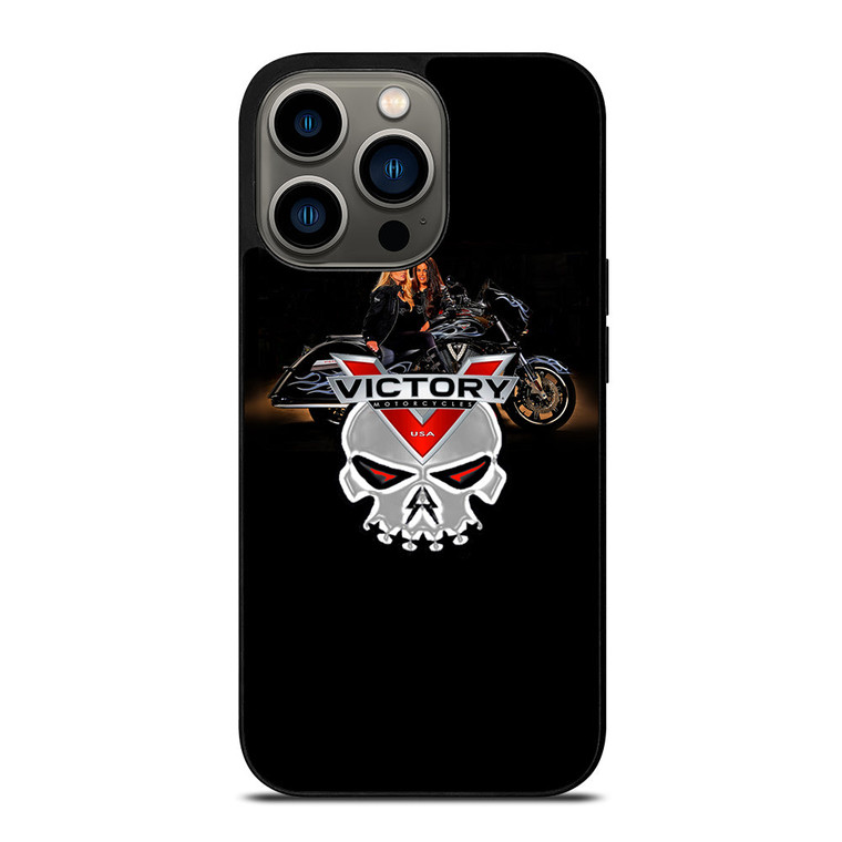 VICTORY MOTORCYCLES SKULL iPhone 13 Pro Case Cover