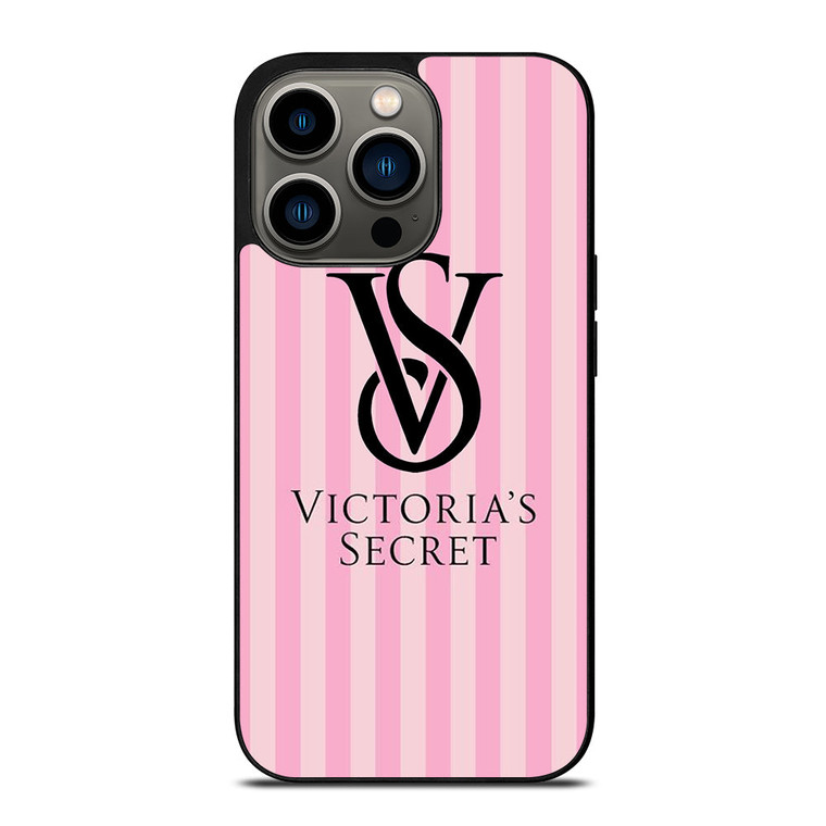 VICTORIA'S SECRET STRIPE LOGO iPhone 13 Pro Case Cover