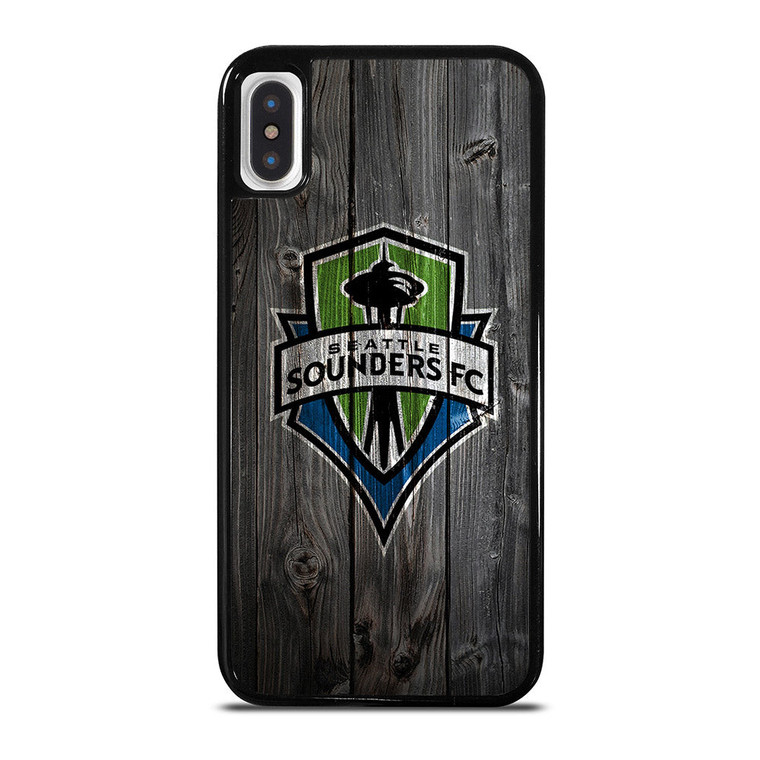 SEATTLE SOUNDERS WOODEN iPhone X / XS Case Cover