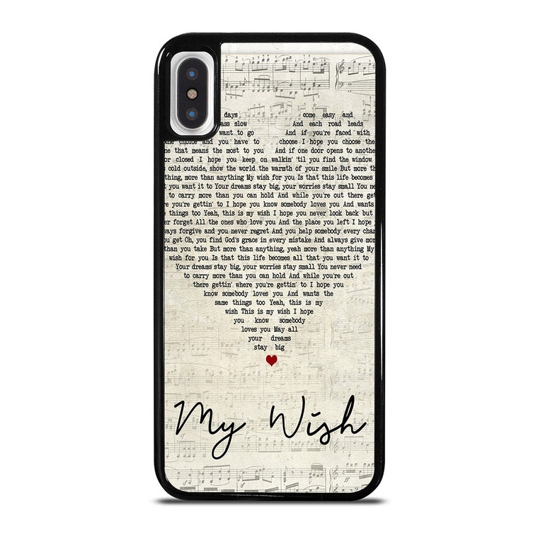 RASCAL FLATTS LYRIC iPhone X / XS Case Cover