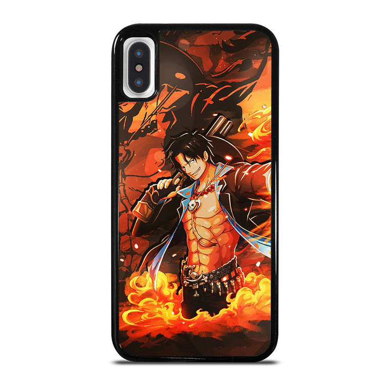 PORTGAS D ACE ONE PIECE iPhone X / XS Case Cover