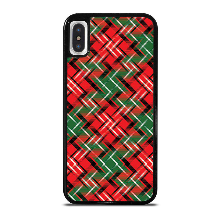 PLAID CHRISTMAS iPhone X / XS Case Cover