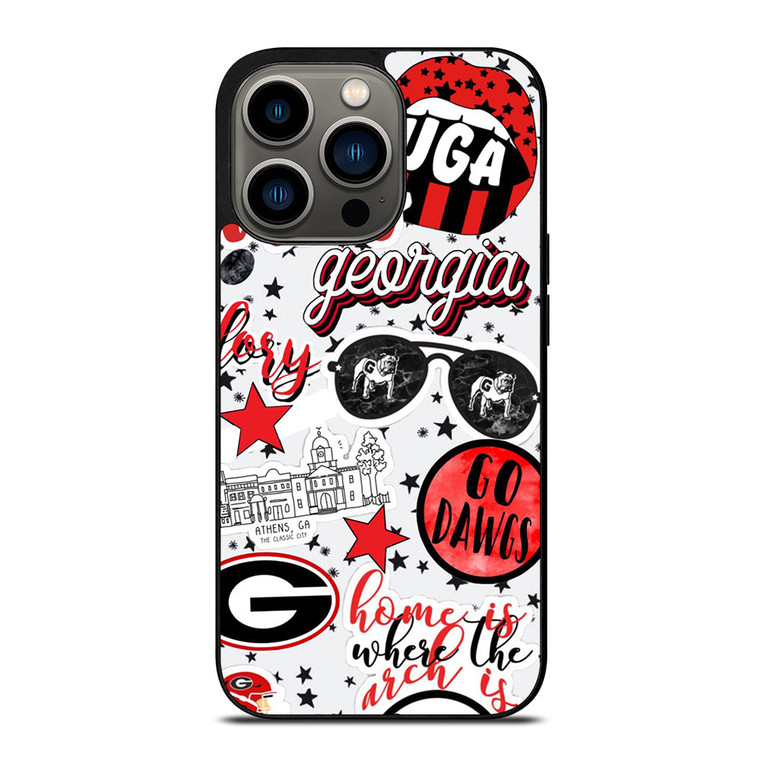 UNIVERSITY GEORGIA BULLDOGS UGA iPhone 13 Pro Case Cover