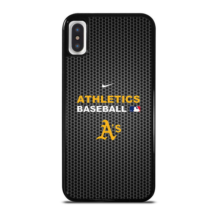 OAKLAND ATHLETICS METAL LOGO 2 iPhone X / XS Case Cover