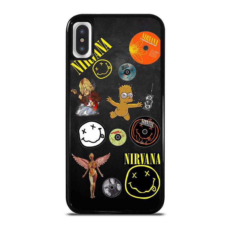 NIRVANA ROCK BAND ART iPhone X / XS Case Cover