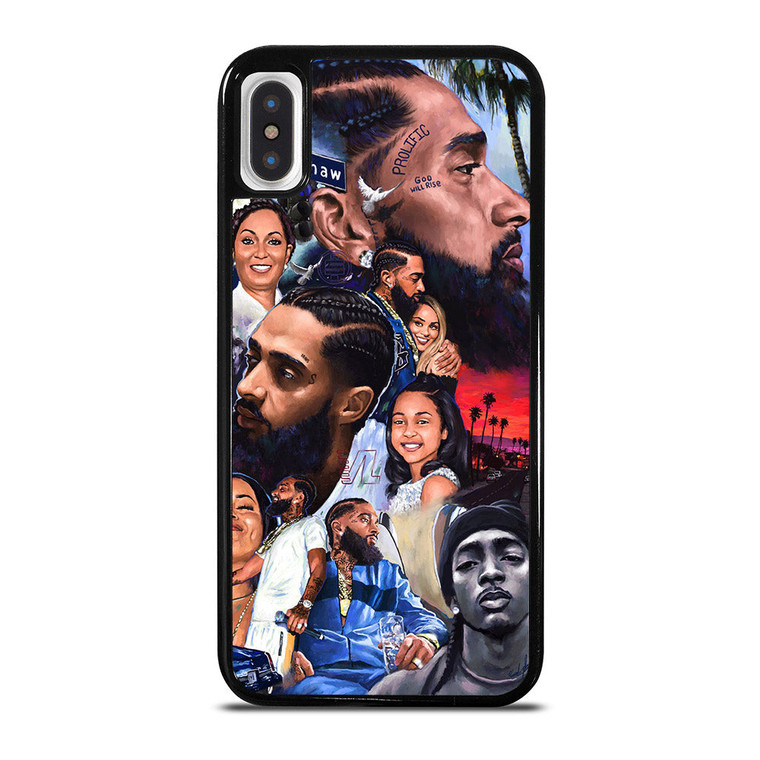 NIPSEY HUSSLE COLLAGE iPhone X / XS Case Cover
