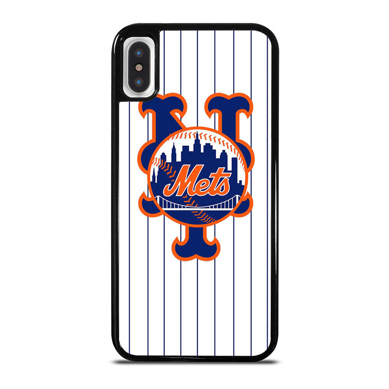 NEW YORK METS STRIPE iPhone X / XS Case Cover