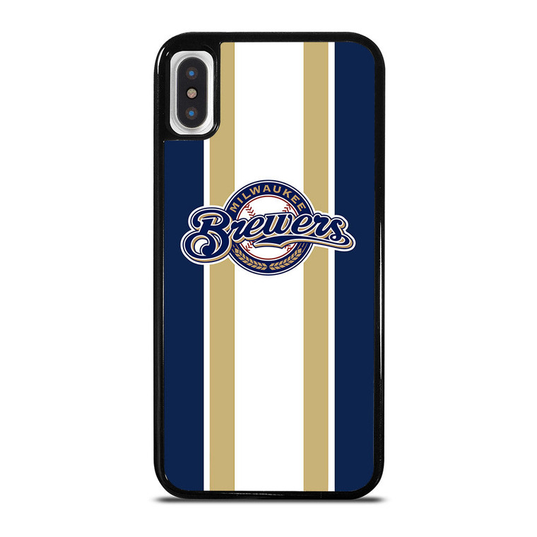 MILWAUKEE BREWERS STRIPE iPhone X / XS Case Cover