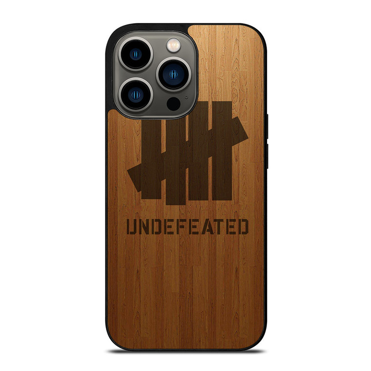 UNDEFEATED WOODEN iPhone 13 Pro Case Cover