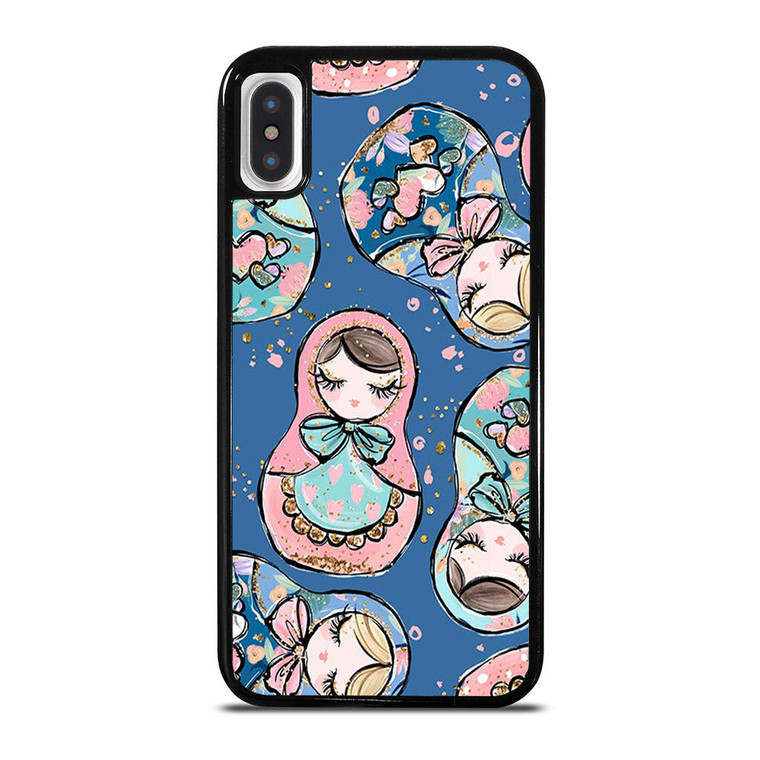 MATRYOSHKA NESTING DOLLS RUSSIAN ART iPhone X / XS Case Cover