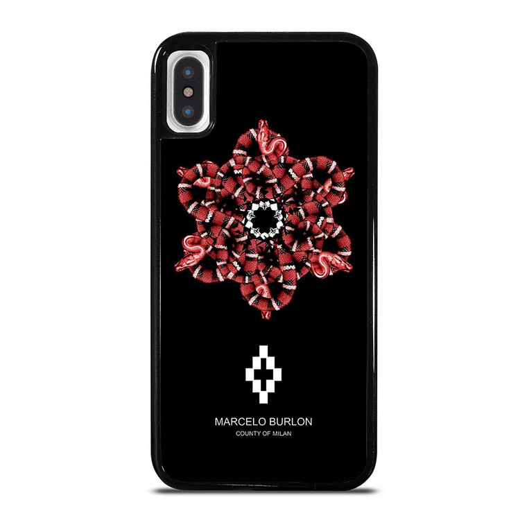 MARCELO BURLON SNAKE iPhone X / XS Case Cover