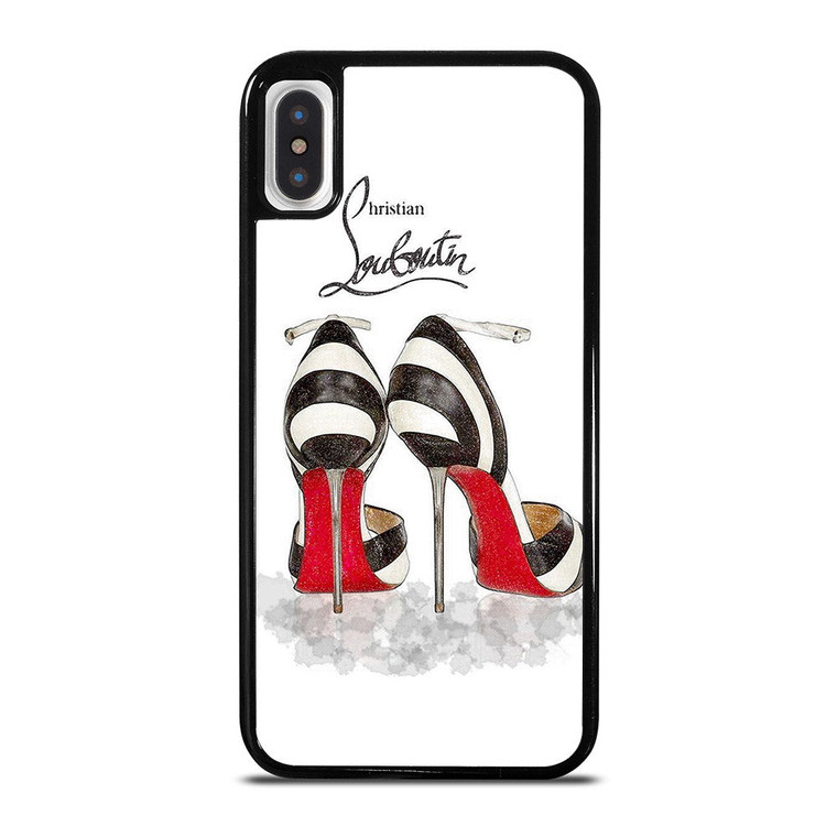 LOUBOUTIN SHOES LOGO 2 iPhone X / XS Case Cover