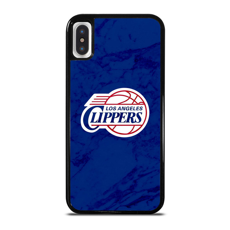 LOS ANGELES CLIPPERS MARBLE LOGO iPhone X / XS Case Cover