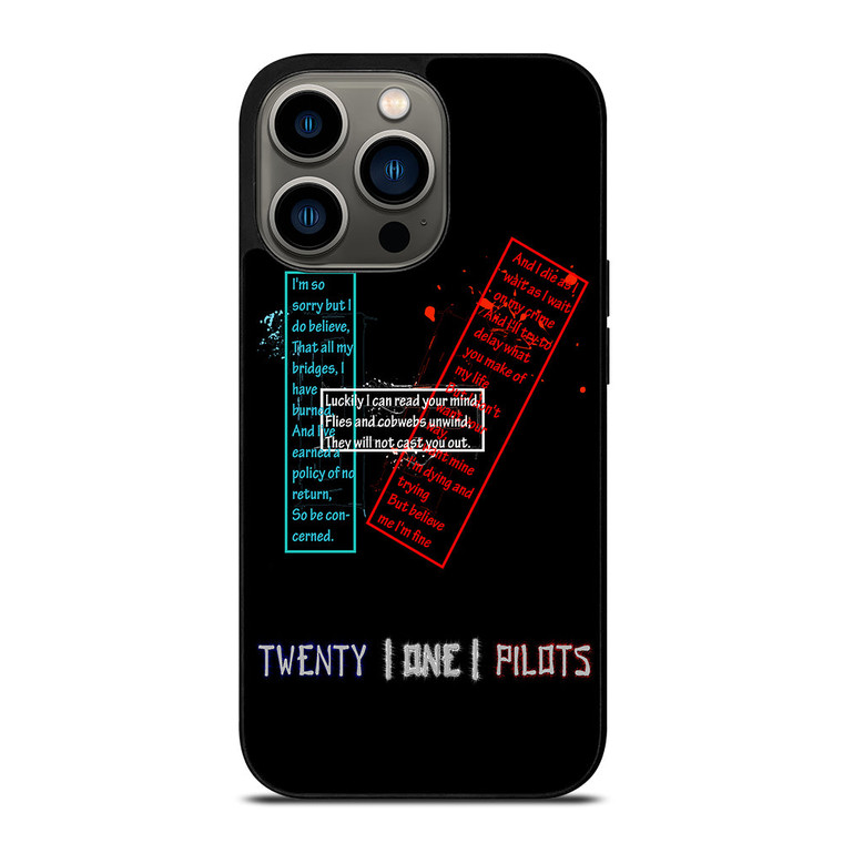 TWENTY ONE PILOTS LOGO iPhone 13 Pro Case Cover