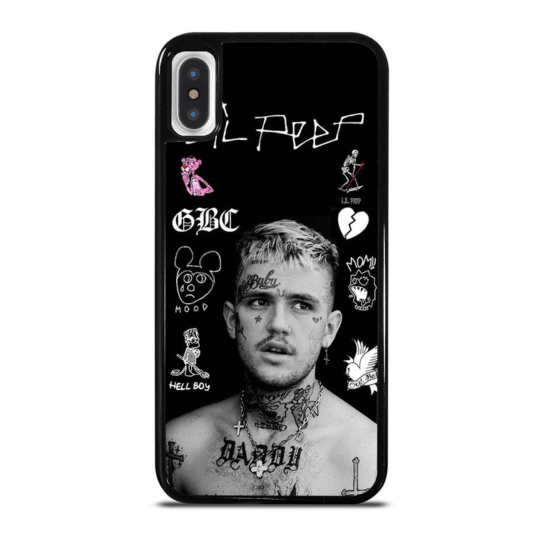LIL PEEP RAPPER TATTOO iPhone X / XS Case Cover